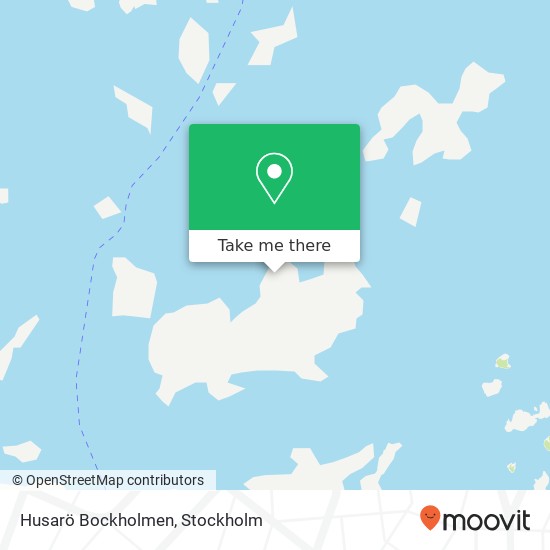 Husarö Bockholmen map