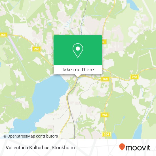 Vallentuna Kulturhus map