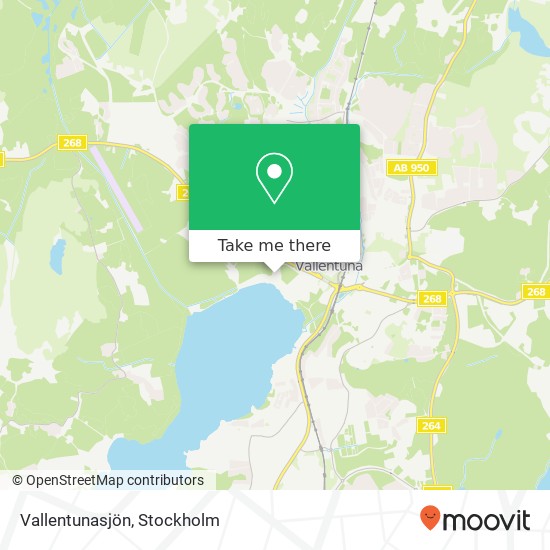 Vallentunasjön map