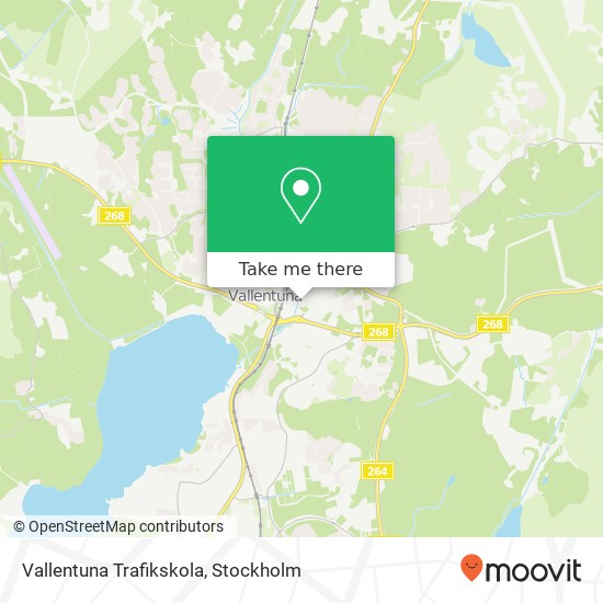 Vallentuna Trafikskola map