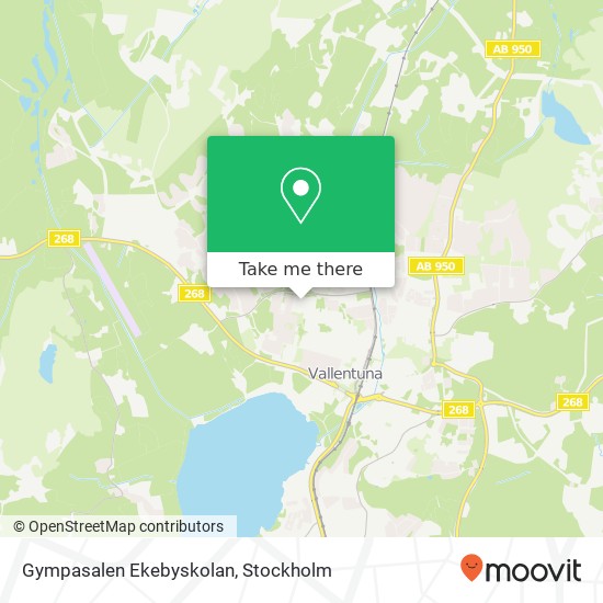 Gympasalen Ekebyskolan map