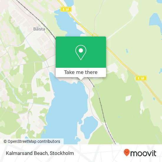 Kalmarsand Beach map