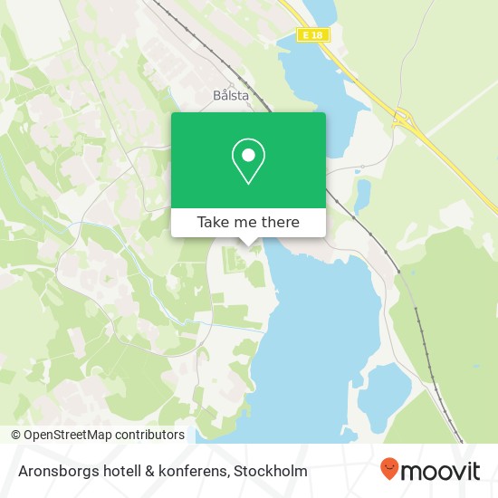 Aronsborgs hotell & konferens map