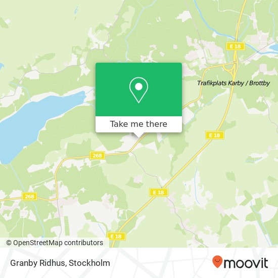 Granby Ridhus map