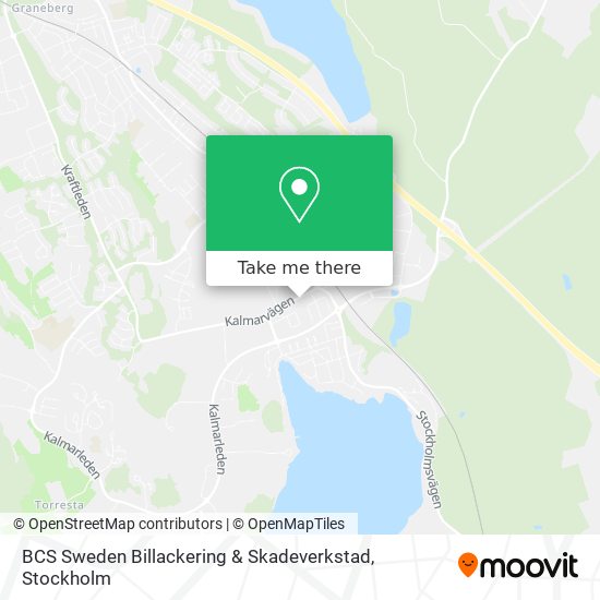 BCS Sweden Billackering & Skadeverkstad map