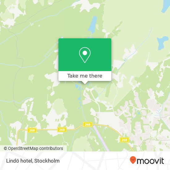 Lindö hotel map