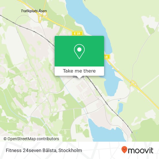 Fitness 24seven Bålsta map