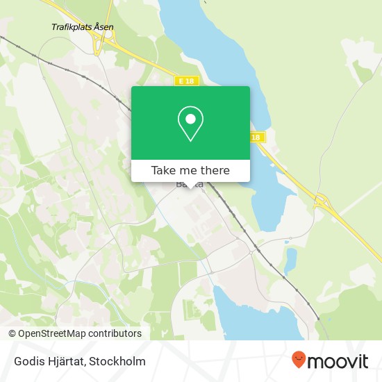 Godis Hjärtat map