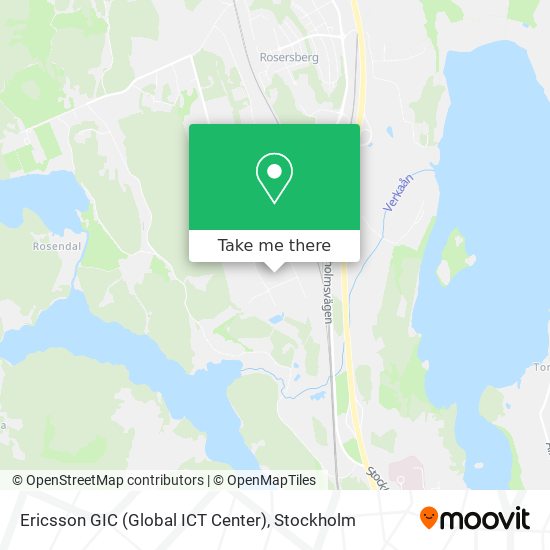 Ericsson GIC (Global ICT Center) map