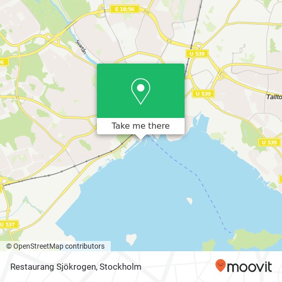 Restaurang Sjökrogen map