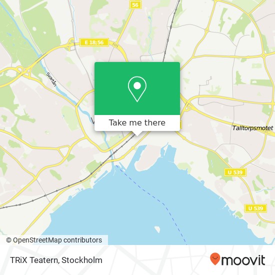 TRiX Teatern map