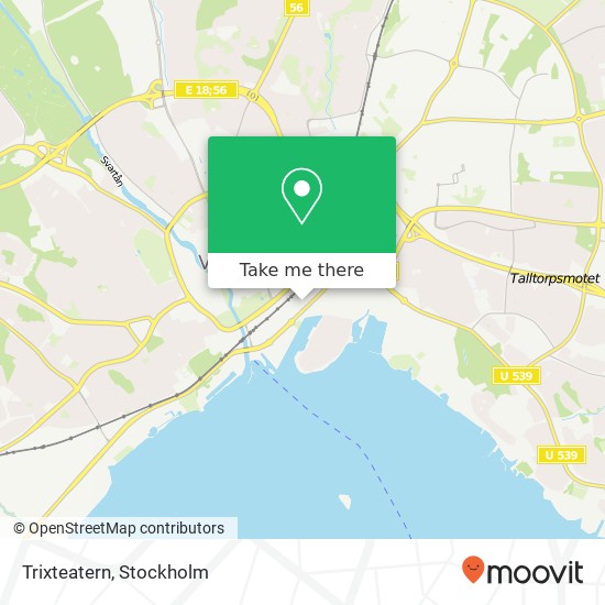 Trixteatern map