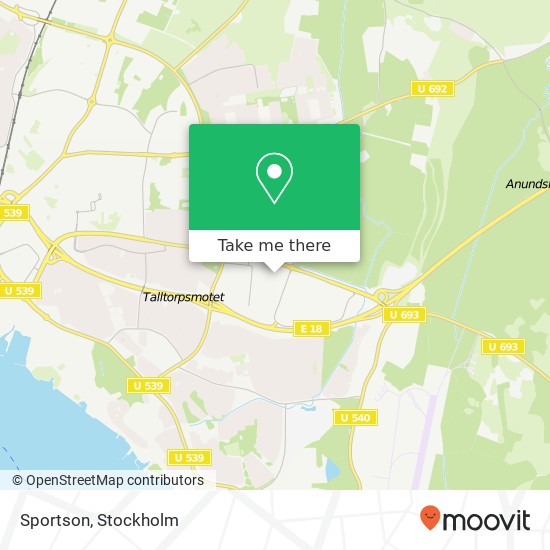 Sportson map