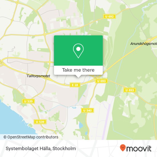 Systembolaget Hälla map