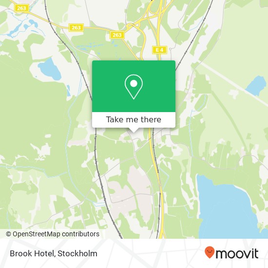 Brook Hotel map