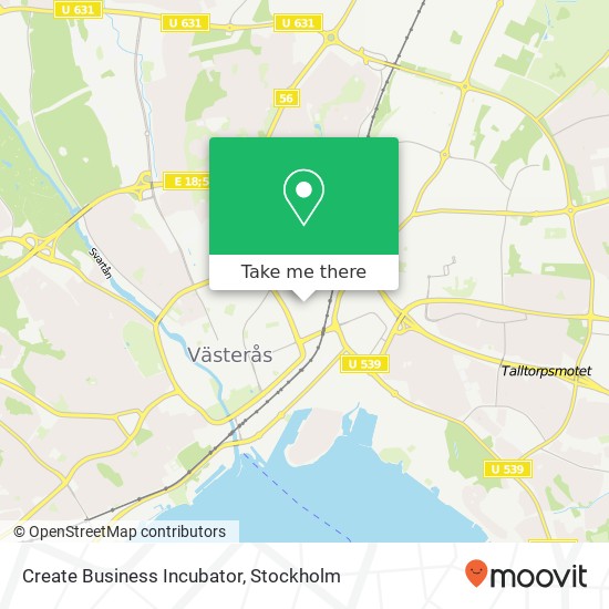 Create Business Incubator map