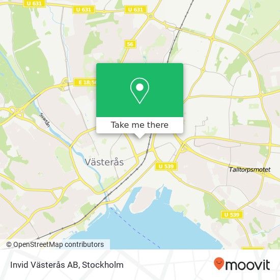 Invid Västerås AB map