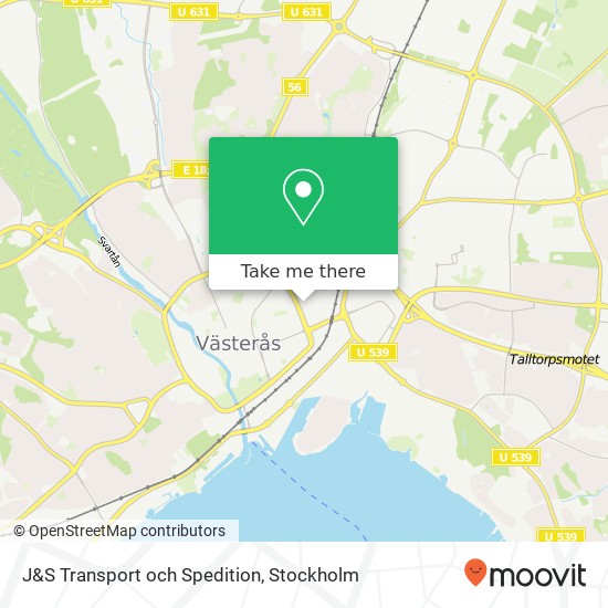 J&S Transport och Spedition map