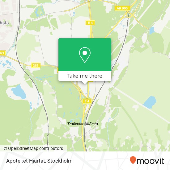 Apoteket Hjärtat map