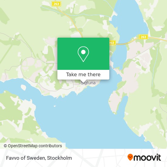 Favvo of Sweden map