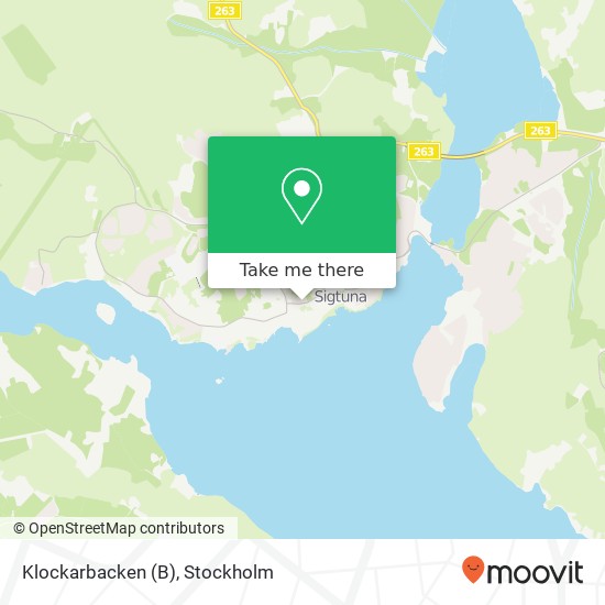 Klockarbacken (B) map