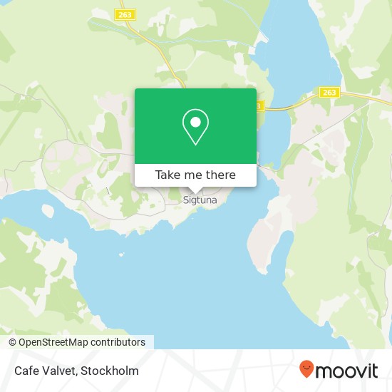 Cafe Valvet map