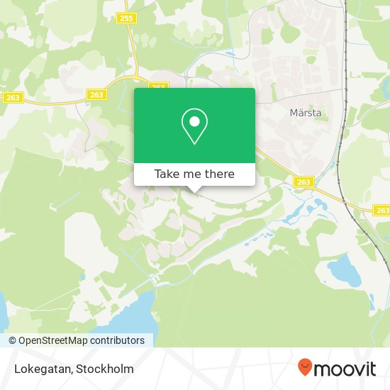 Lokegatan map