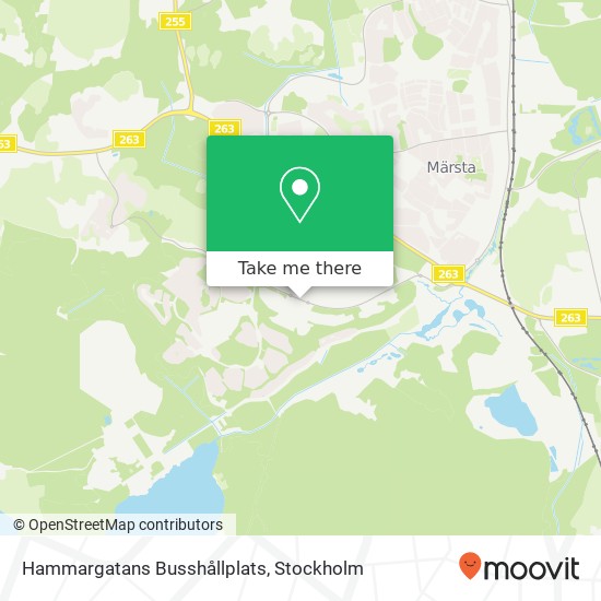 Hammargatans Busshållplats map