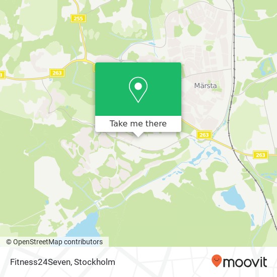 Fitness24Seven map