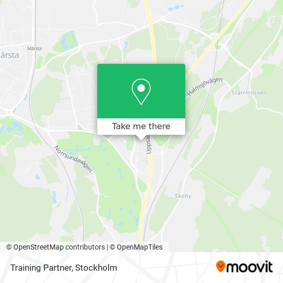 Training Partner map