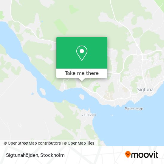 Sigtunahöjden map