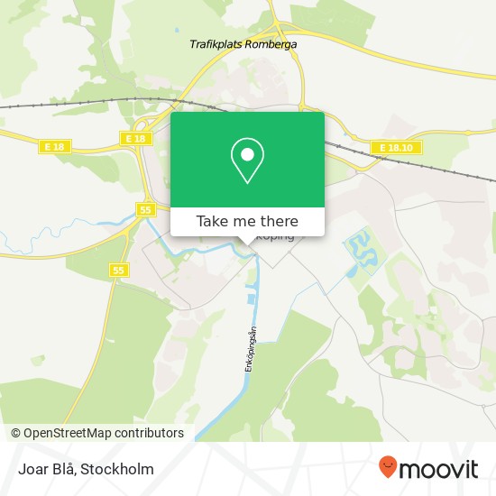 Joar Blå map