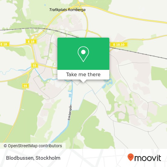 Blodbussen map