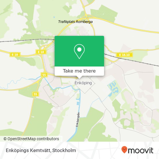 Enköpings Kemtvätt map