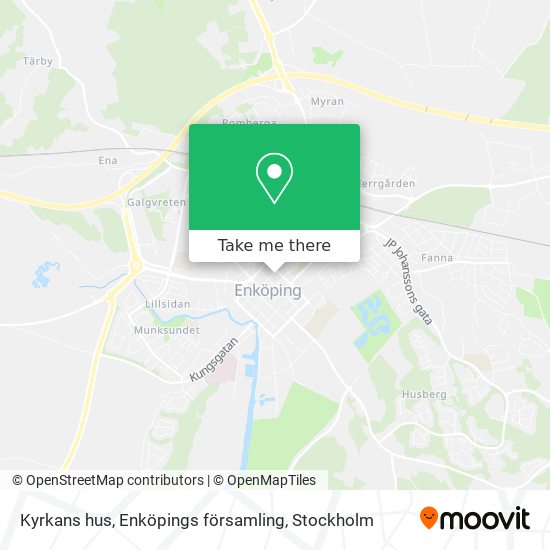 Kyrkans hus, Enköpings församling map