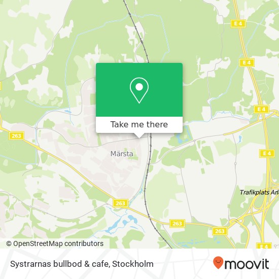 Systrarnas bullbod & cafe map