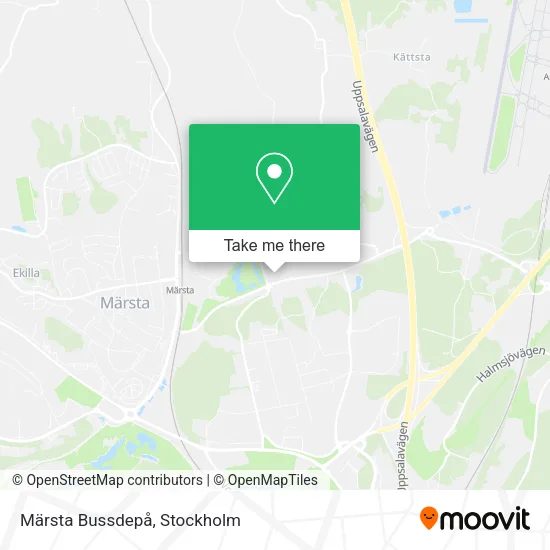 Märsta Bussdepå map
