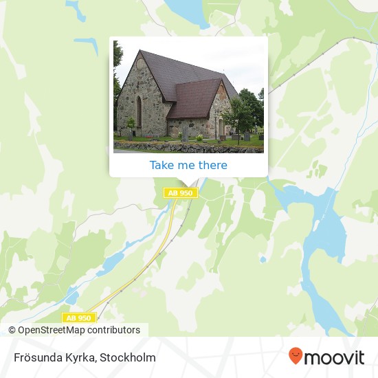 Frösunda Kyrka map