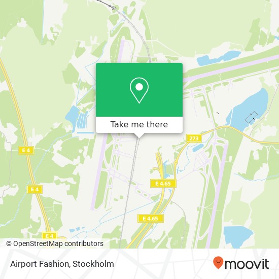 Airport Fashion map