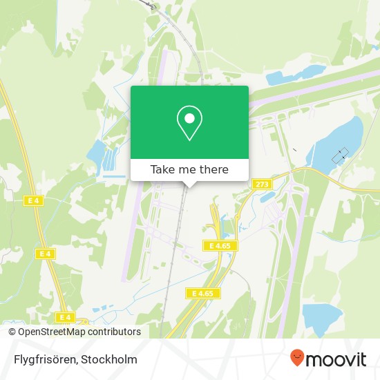 Flygfrisören map