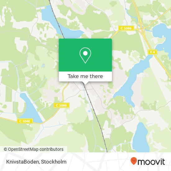 KnivstaBoden map