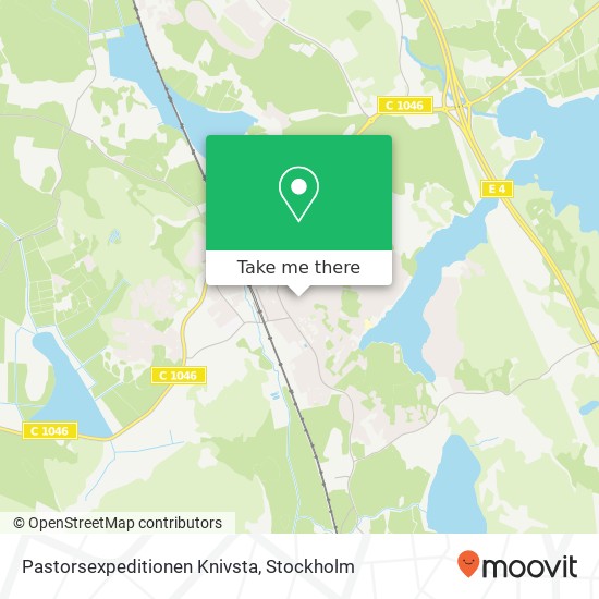 Pastorsexpeditionen Knivsta map