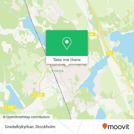 Gredelbykyrkan map