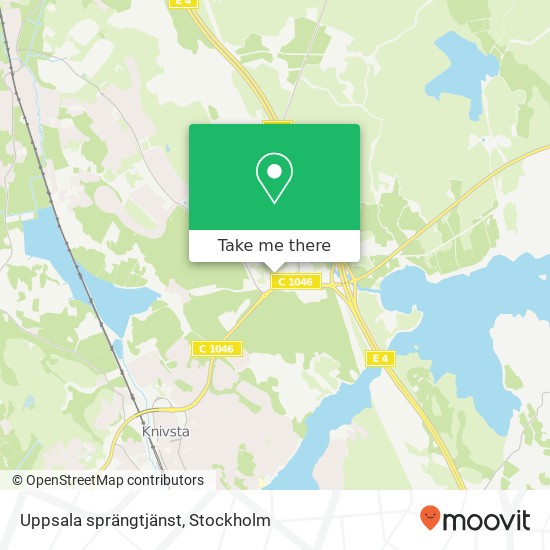 Uppsala sprängtjänst map