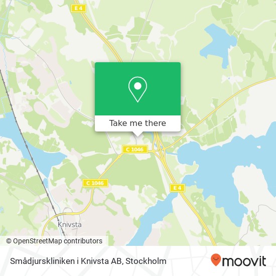 Smådjurskliniken i Knivsta AB map