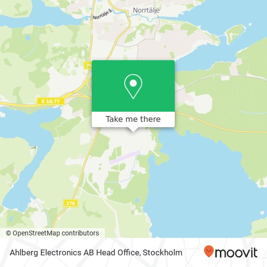 Ahlberg Electronics AB Head Office map