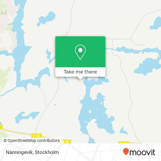 Nänningevik map