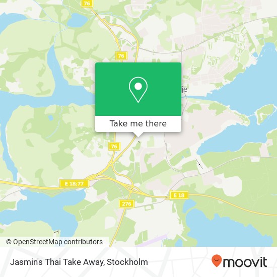 Jasmin's Thai Take Away map