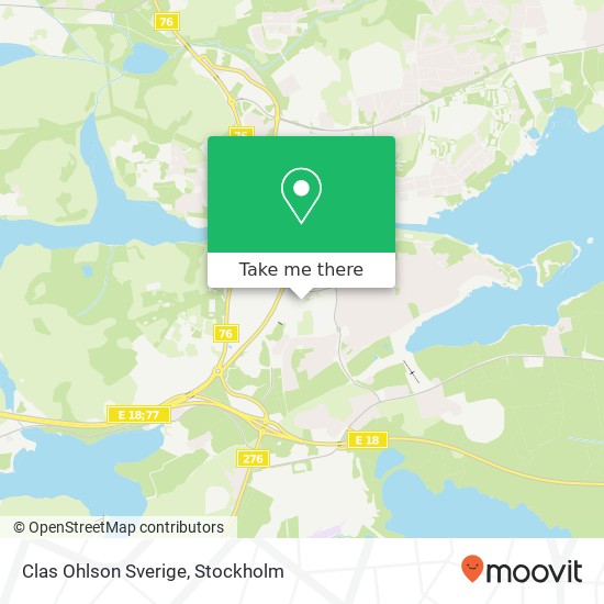 Clas Ohlson Sverige map