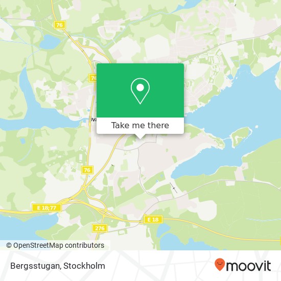 Bergsstugan map